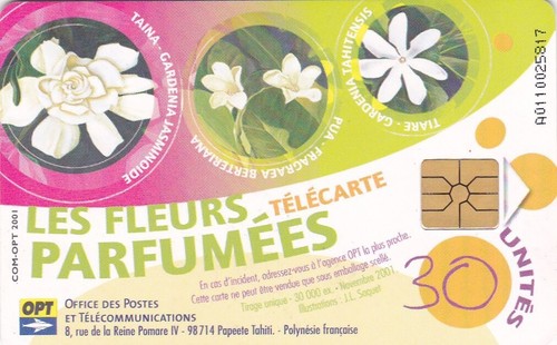 French polynesia opt chip card - chip,