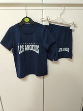 Completo Set Bambino Shein Blu Tshirt Pantaloncino 6 Anni