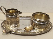 Argentato set tavolo e - argentato, d&e
