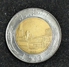 1991 R Italy 500 Lire