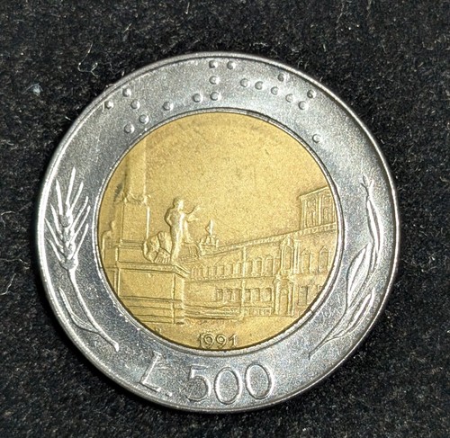 1991 italy 500 lire - 1991,