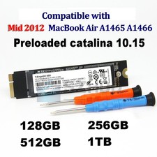 NUOVO 128 GB 256 GB 512 GB 1 TB SSD per Apple MacBook Air 11" A1465 13" A1466 metà 2012