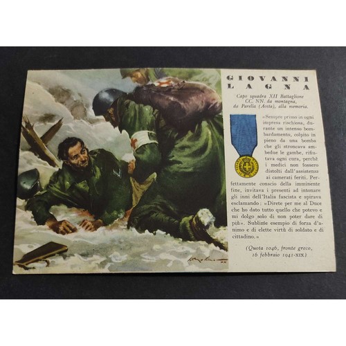 Cartolina militare medaglie - cartolina,