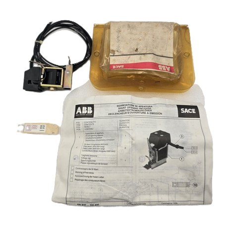 Abb sace shunt opening - sace, release