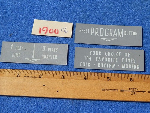 Wurlitzer 1900 inserti porta - inserti,