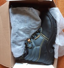 Scarpa da lavoro in pelle nera