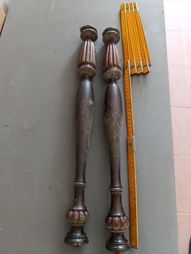 Colonnine legno tornite - colonnine, in