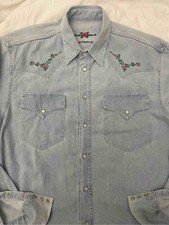 camicia jeans uomo el charro