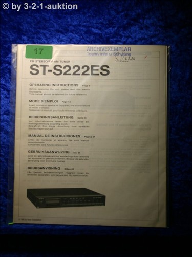 Sony manuale istruzioni - istruzioni, st
