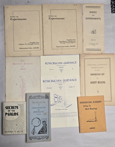 Vintage amorc rosicrucian - amorc,