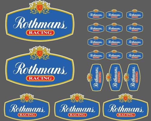 Kit adesivi rothmans racing - kit,