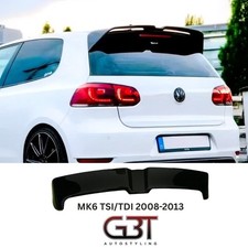 SPOILER NERO LUCIDO STILE OETTINGER PER VOLKSWAGEN VW GOLF MK6 TSI TDI 2008-13