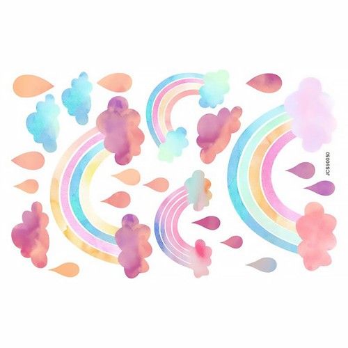 Adesivi murali arcobaleno - murali,