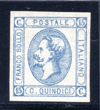 Vitt. Emanuele II c. 15 litografia n.12 MH