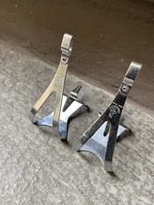 canpagnolo puntapiedi toeclips gabbiette eroica vintage steel