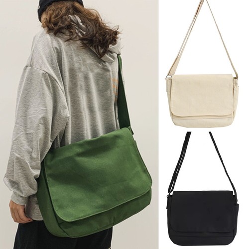 Borsa uomo nera messenger