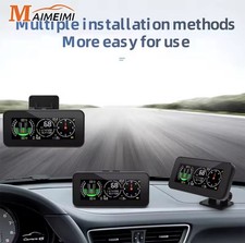 GPS Inclinometro Digitale Auto per Veicoli Fuoristrada Dc10V-30V, Inclinometro J