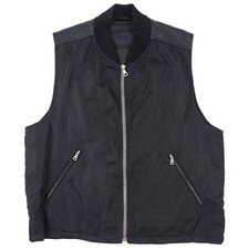 Prada Gilet Nero Techno