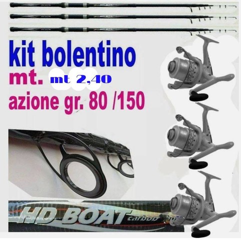 Canna pesca barca - barca, kit