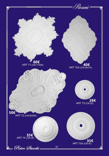 Decorazione soffitto rosone - decorazione, da