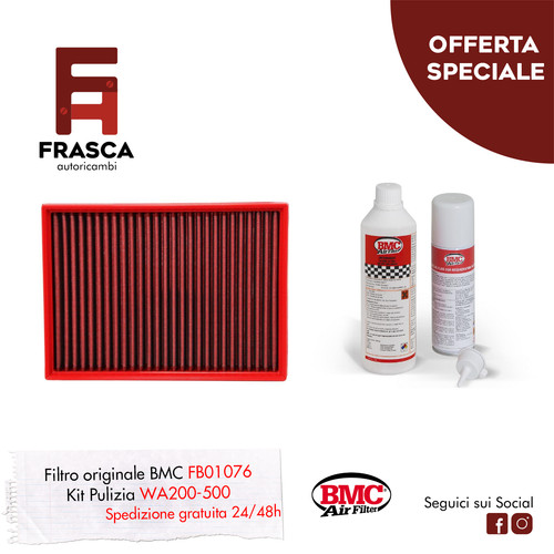 Filtro aria sportivo bmc - filtro,
