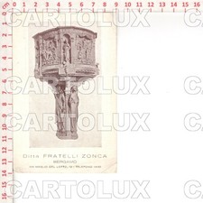 D8340 BERGAMO 1910 MOBILI D’ARTE FRATELLI ZONCA PULPITO EDIT MARIANI PUBBLICITA