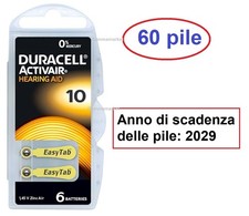 60 pile batterie DURACELL 10