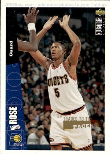 Card nba jalen rose - card, #