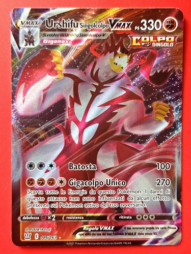 Carta pokemon urshifu - carta,