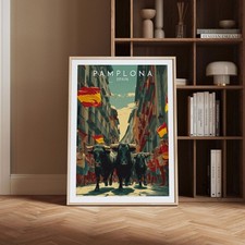Poster Vibrante Pamplona