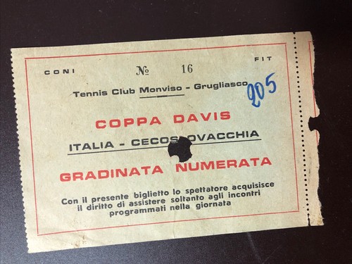 Tennis coppa davis vecchio - coppa, davis: