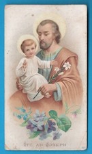 S. Giuseppe Orazione santino