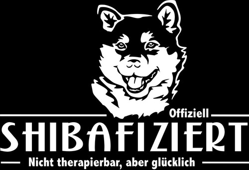 Adesivo auto shiba - adesivo, inu