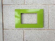 PLACCA VIMAR PLANA COMPATIBILE PLACCHE BIANCO NERO COLORATA 2 3 4 7 POSTI