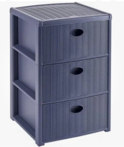 Cassettiera blu cassetti - blu, 3
