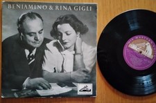 LP 25 cm. BENIAMINO E RINA