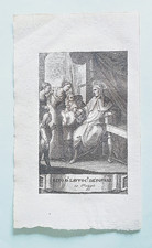 stampa incisione d'epoca da