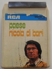 CARTRIDGE TRACK TAPE CASSETTA STEREO 8 PAESE NICOLA DI BARI 1973