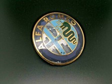 ALFA ROMEO 75MM LOGO PLACCA EMBLEMA FREGIO STEMMA SCRITTA TARGHETTA BADGE SCUDO