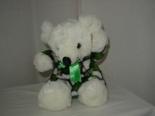 Peluche Topo Bianco E Verde