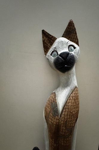 Statua gatto stile etnico - statua,