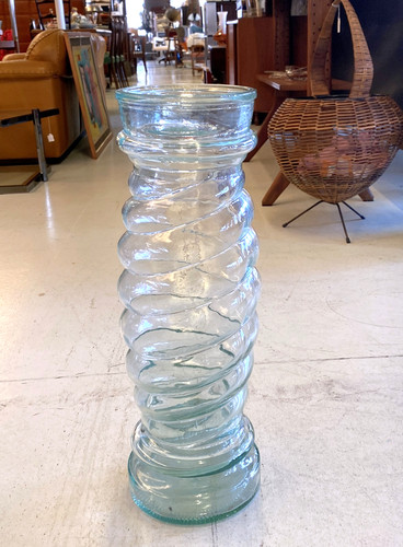 Grande vaso vetro trasparente - vaso,