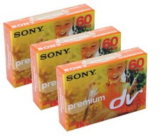 Lotto di 3 cassette Sony