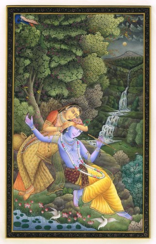 Dipinto religioso radha - religioso,