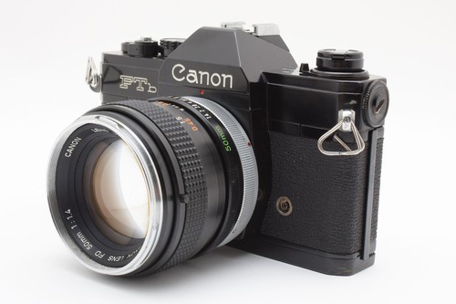 Canon ftb black 35mm slr - canon, ql
