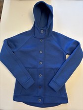 The North Face Neo Thermal Snap Felpa con Cappuccio Donna Xtra Small Blu