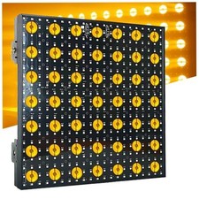 Pannello LED DMX con 49 LED Ambra e 441 RGB Effetti luminosi dinamici