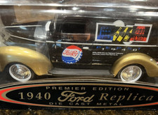 Golden Wheel Premier Edition 1940 Ford Pepsi Diecast Replica 1:18 Scale New
