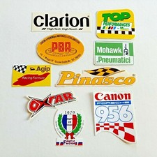 ADESIVI STICKERS PUBBLICITARI AUTO MOTO MOTORI Anni 80/90 Scegli da menù tendina