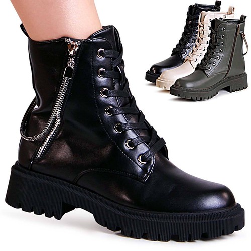 Stivaletti biker donna plateau - stivaletti,